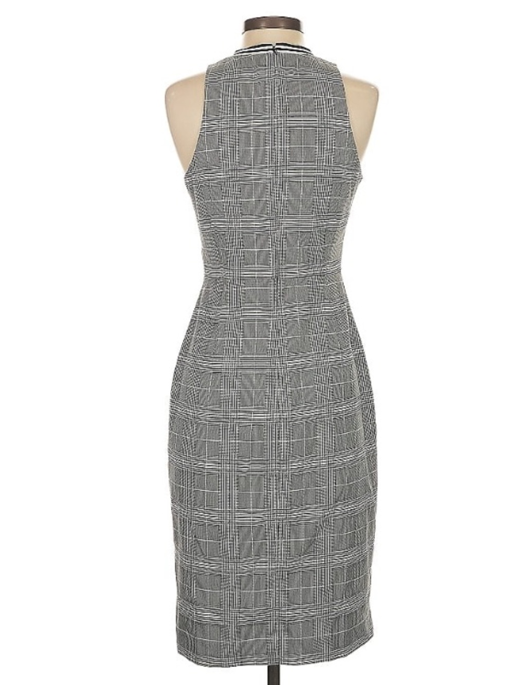 Banana Republic Plaid Sheath Dress Size 2 - Picture 2 of 12
